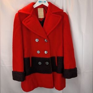 HUDSON’S BAY COMPANY 100% wool vintage 1950s-1970s red point  jacket S GUC